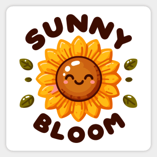 Sunny Bloom: Cheerful Sunflower Charm Sticker